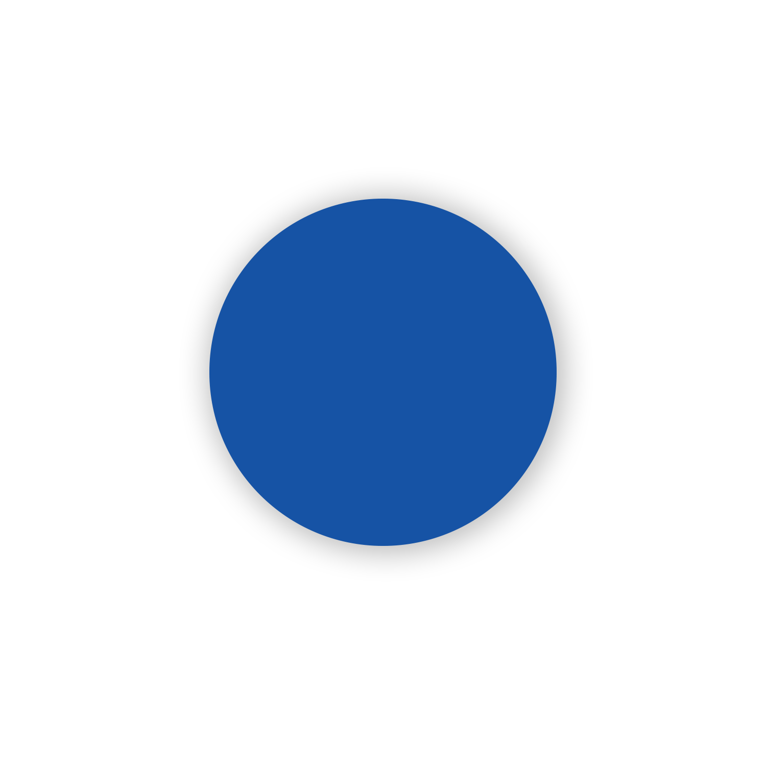 Royal Blue Dot Labels