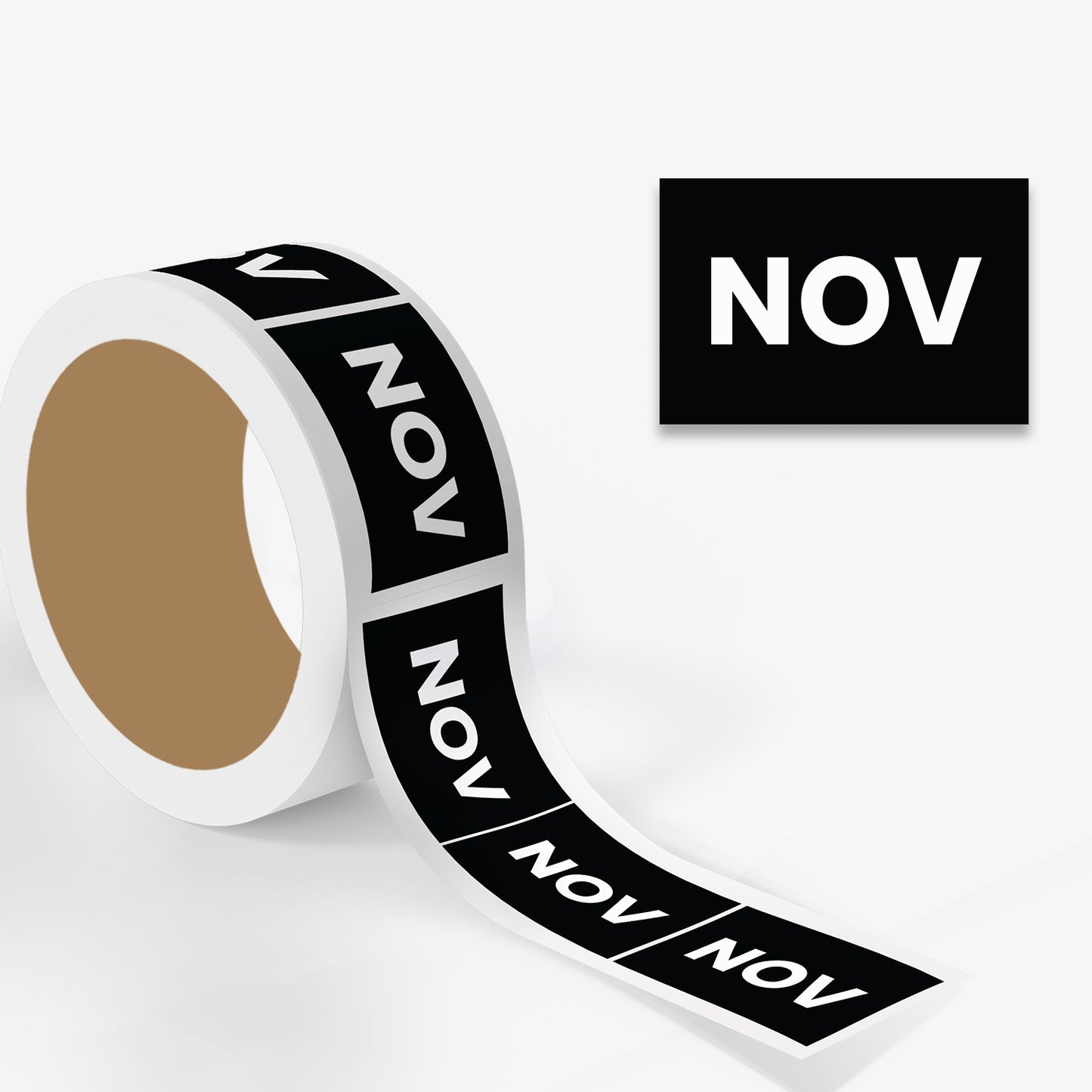 November (Rectangle) - Month Lables Roll - 2"x3" / 3"x5"