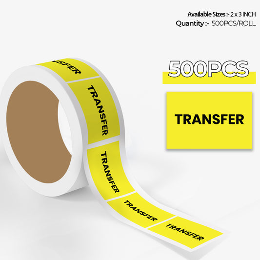 Transfer (Rectangle) - Shipping Control Labels