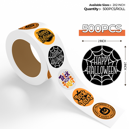 Classic Trick or Treat Assorted Halloween Stickers