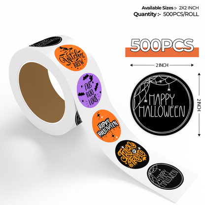 Happy Halloween Assorted Stickers