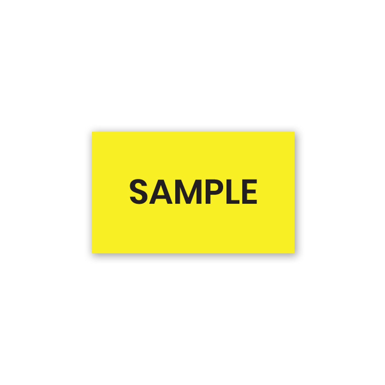 Sample (Yellow) -  Production Labels