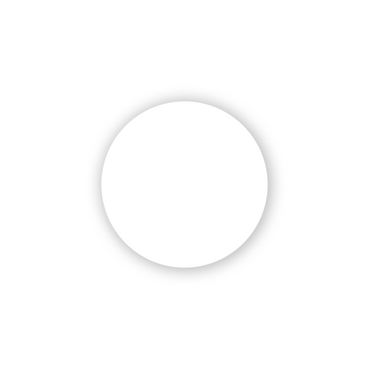"White Dot Labels, single solid round colored dot sticker for inventory and color coding on white background."