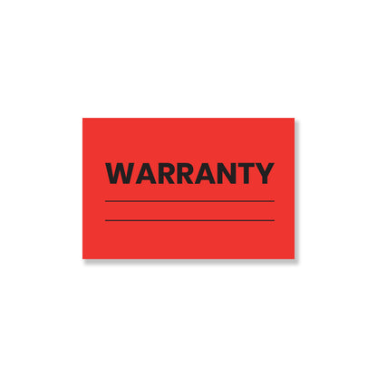 StickerJet Warranty – OSHA Quality Control Roll Labels – 2x3" Rectangle Labels – 500 Qty/Roll – Paper, Easy Peel And Stick, Strong Adhesive, Made In USA