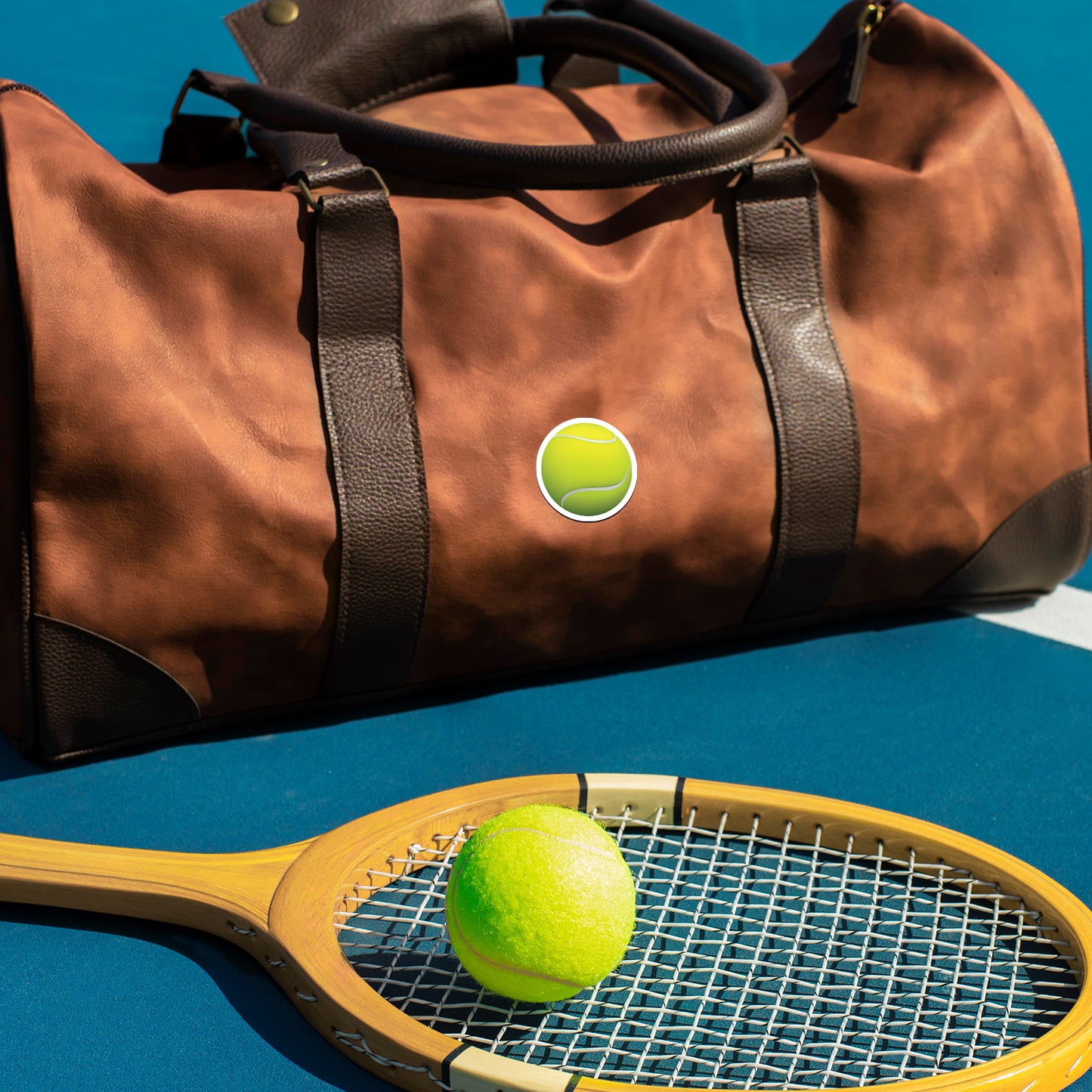 Tennis Ball - 500 Labels/Roll - 2"x2"