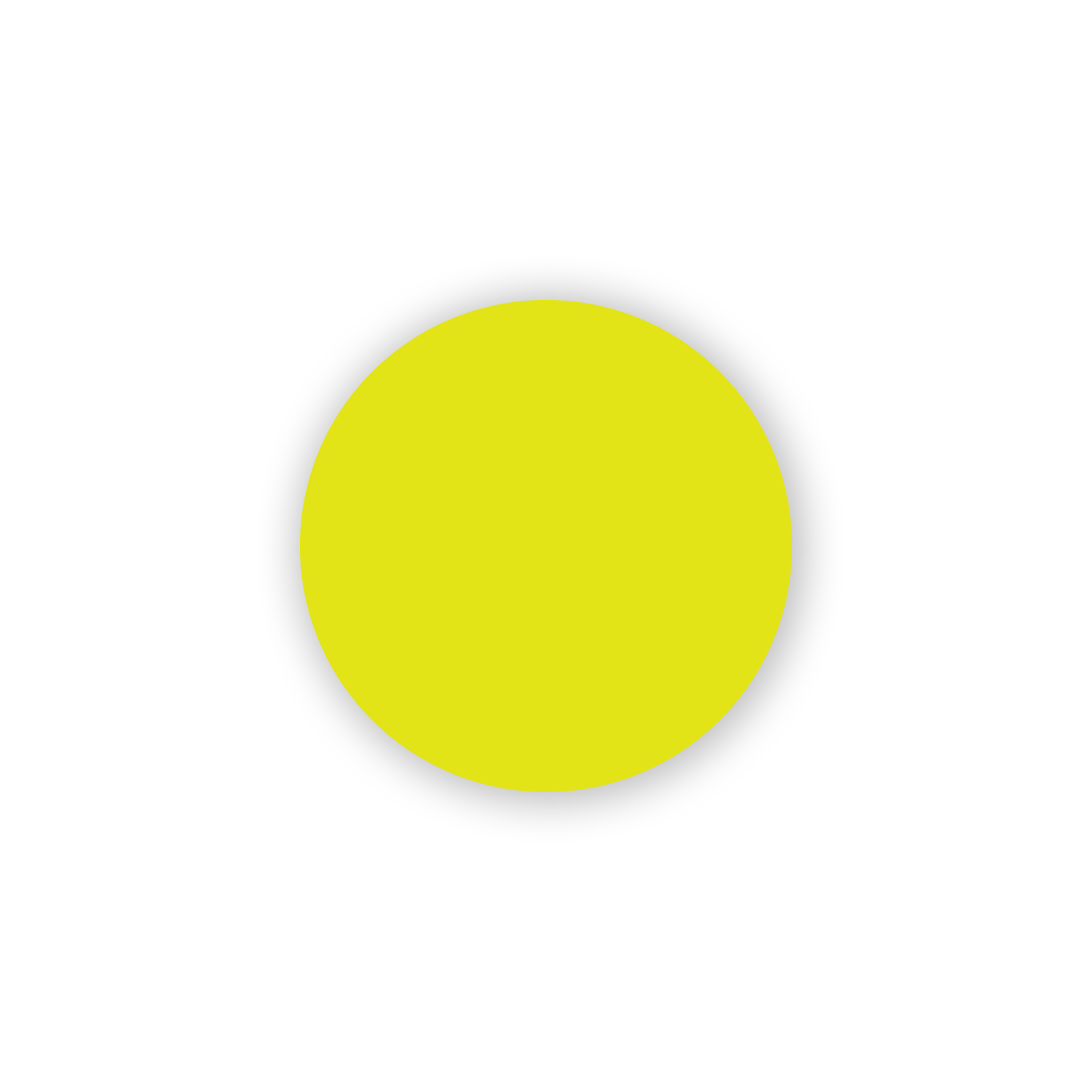 Fluorescent Yellow Dot Labels