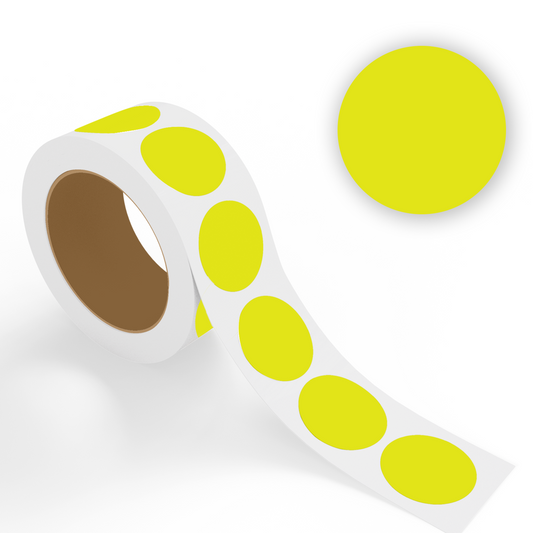 Fluorescent Yellow Dot Labels