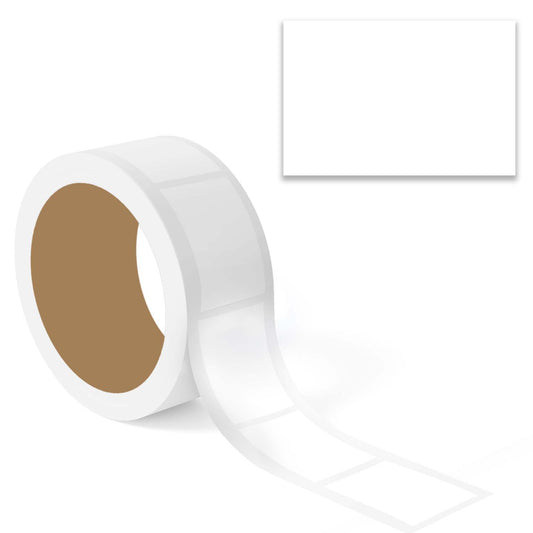 White Color Code Rectangle Labels