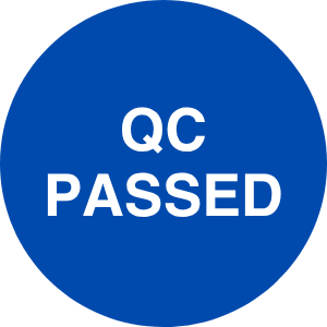 StickerJet QC Passed – OSHA Quality Control Roll Labels – 1" And 2" Circle Labels – 500 Qty/Roll – Paper, Easy Peel And Stick, Strong Adhesive, Made In USA