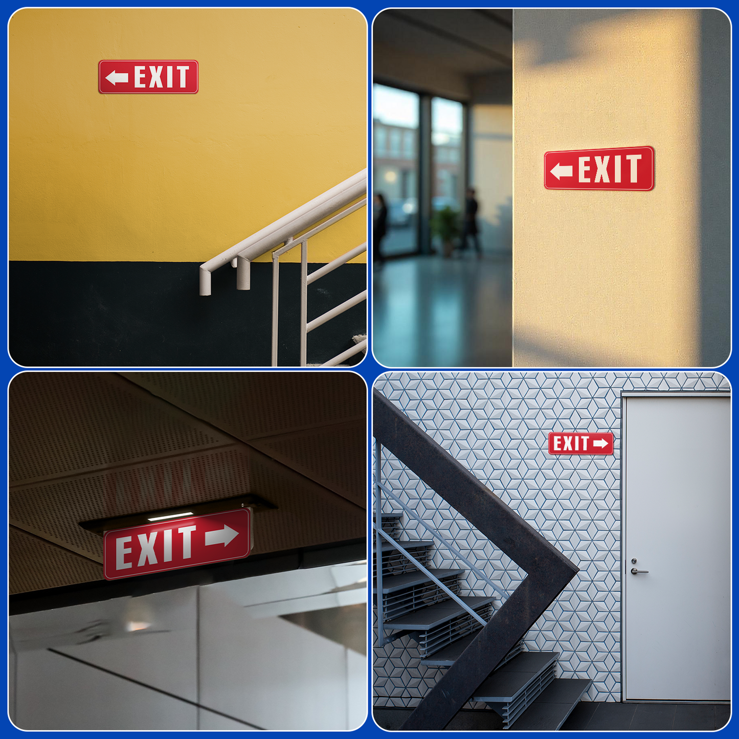 Exit - 2-Pack Individually Cut Stickers - 9”x3”
