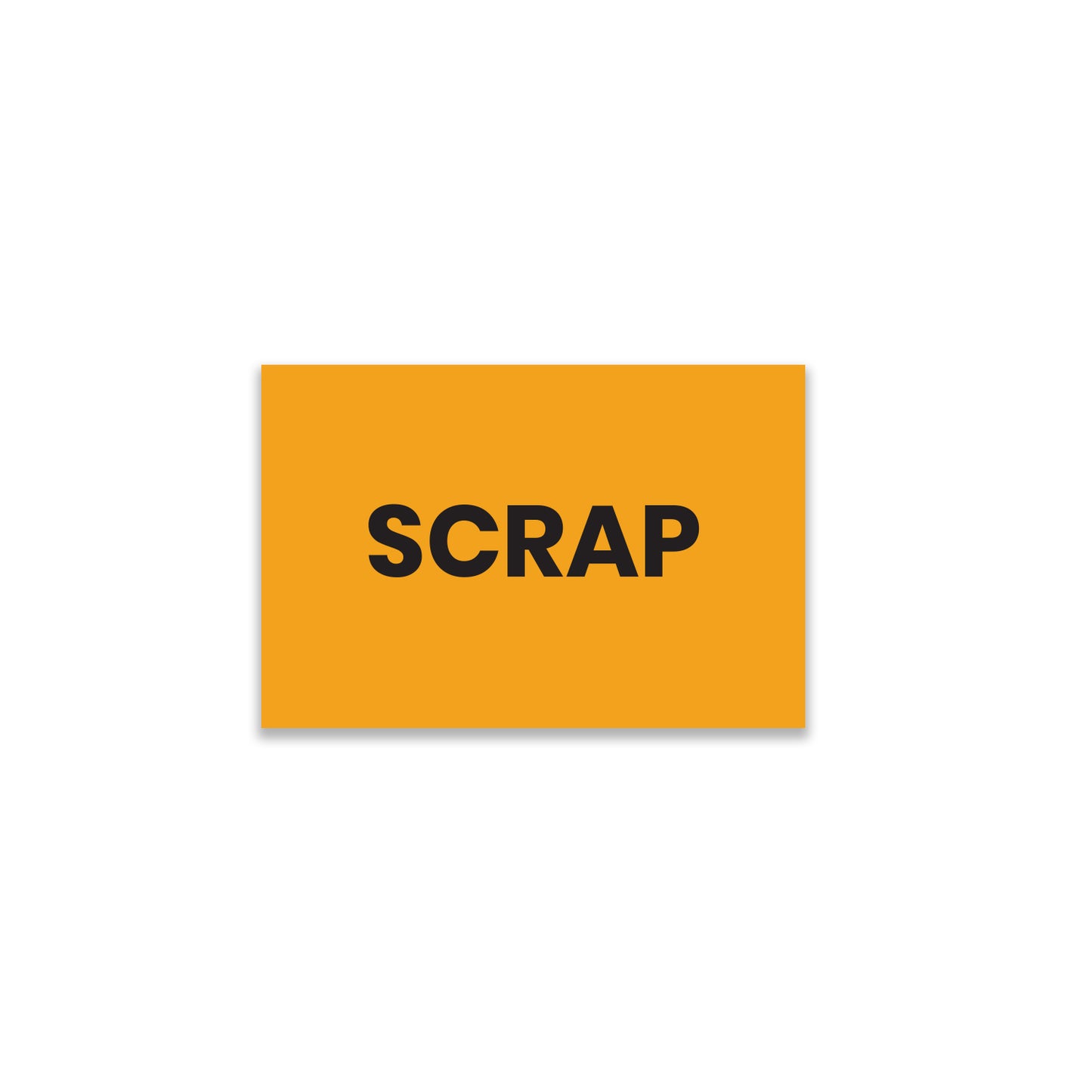 StickerJet Scrap – OSHA Inventory Control Roll Labels – 2x3" Rectangle Labels – 500 Qty/Roll – Paper, Easy Peel And Stick, Strong Adhesive, Made In USA