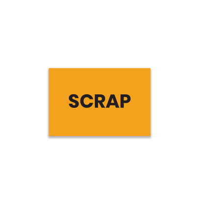 StickerJet Scrap – OSHA Inventory Control Roll Labels – 2x3" Rectangle Labels – 500 Qty/Roll – Paper, Easy Peel And Stick, Strong Adhesive, Made In USA