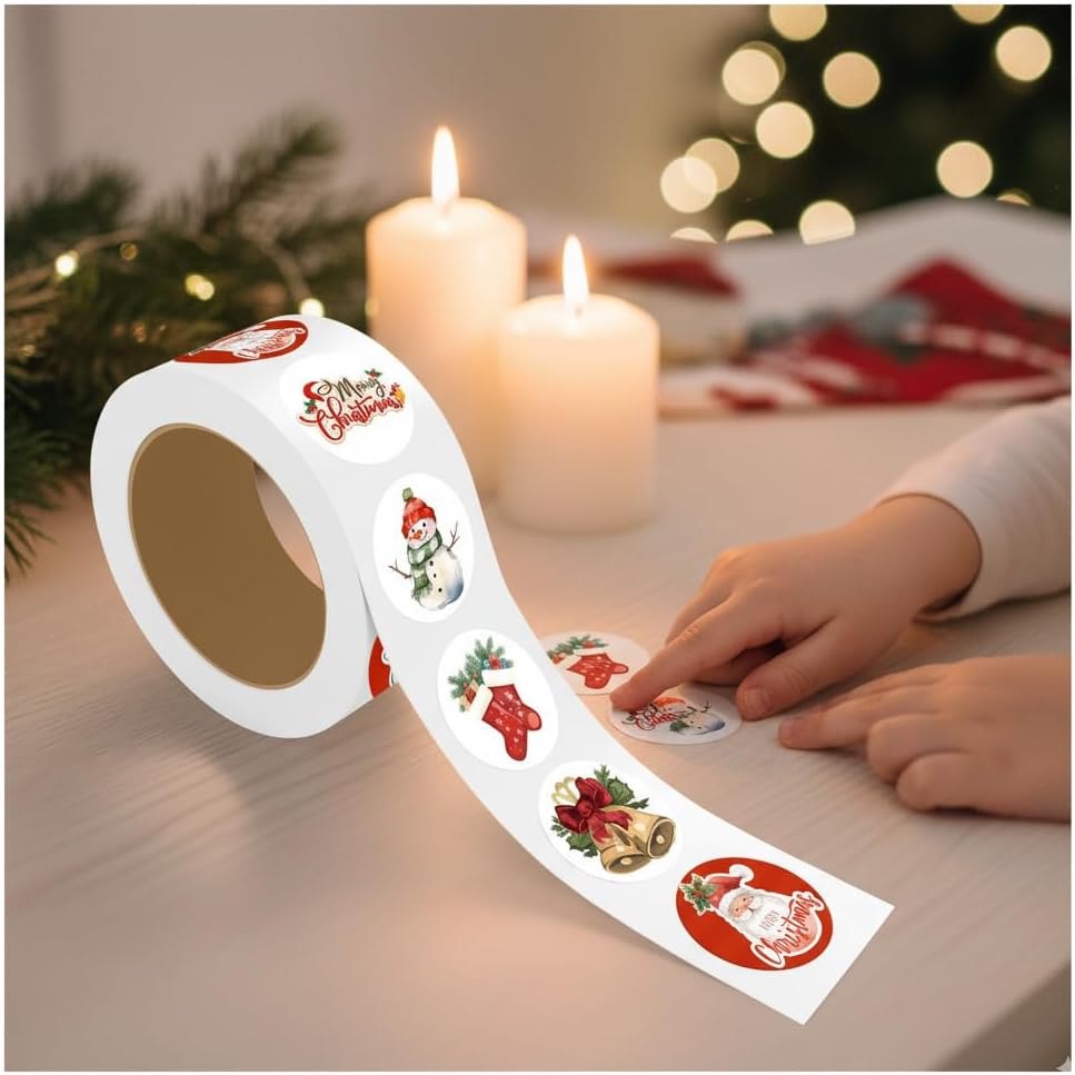 Christmas Sticker – Assorted Holiday Designs