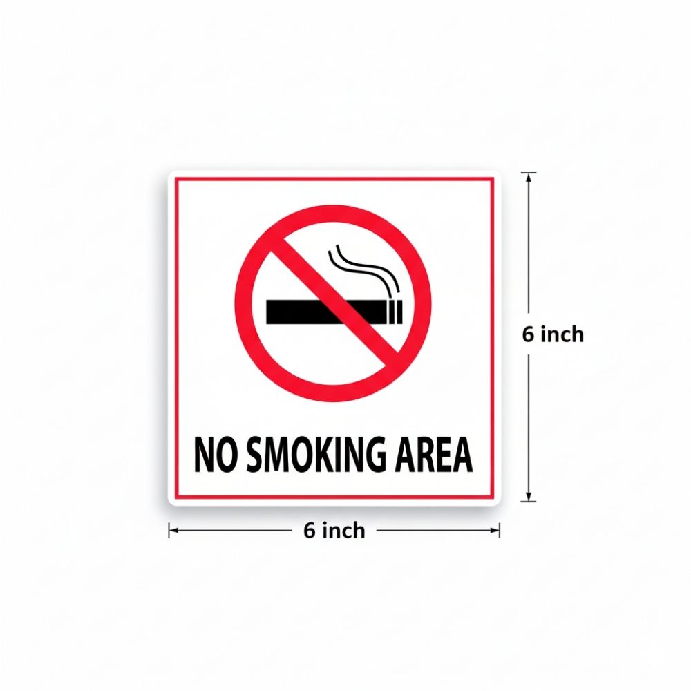 No Smoking Sign Stickers