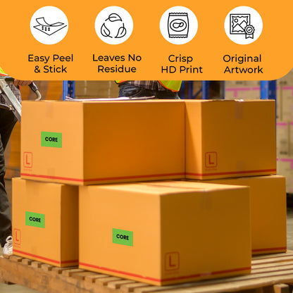 Core - Receiving Labels