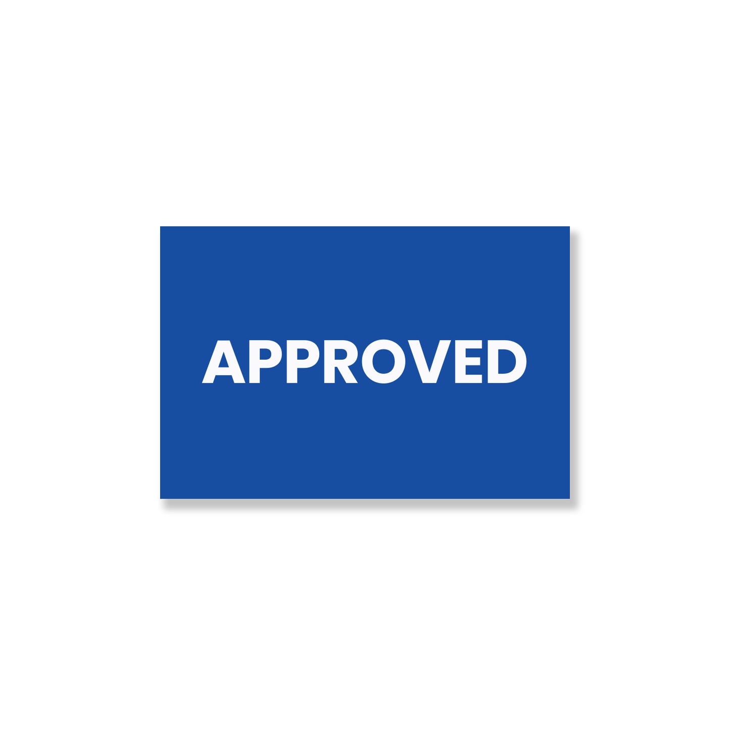 StickerJet Approved – OSHA Quality Control Roll Labels – 2x3" Rectangle Labels – 500 Qty/Roll – Paper, Easy Peel And Stick, Strong Adhesive, Made In USA