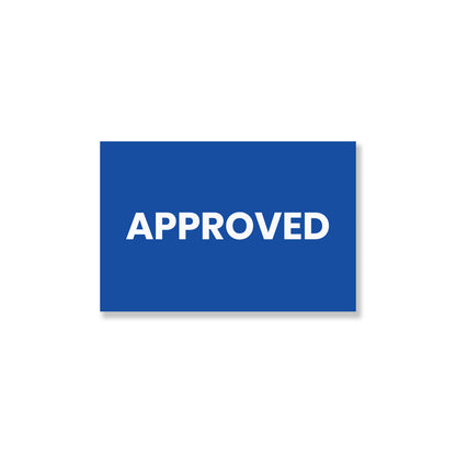 StickerJet Approved – OSHA Quality Control Roll Labels – 2x3" Rectangle Labels – 500 Qty/Roll – Paper, Easy Peel And Stick, Strong Adhesive, Made In USA