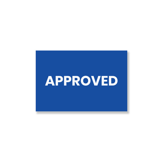 StickerJet Approved – OSHA Quality Control Roll Labels – 2x3" Rectangle Labels – 500 Qty/Roll – Paper, Easy Peel And Stick, Strong Adhesive, Made In USA