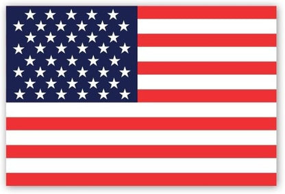 American Flag - Roll / Sheet- 2"x3" / 3"x4" / 4"x6" / 5"x7"
