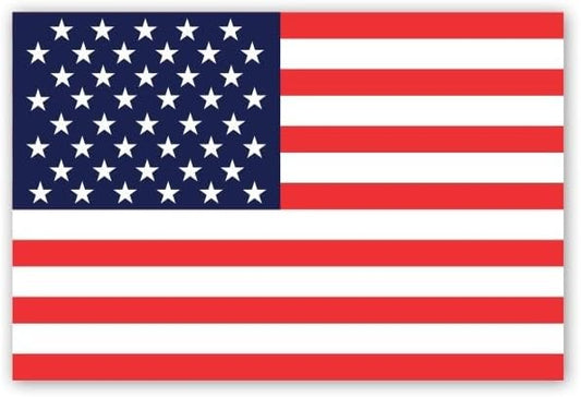 American Flag - Roll / Sheet- 2"x3" / 3"x4" / 4"x6" / 5"x7"