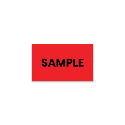 StickerJet Sample – OSHA Shipping Labels – 3"x5" Rectangle Labels – 500 Qty/Roll – Paper, Easy Peel And Stick, Strong Adhesive, Made In USA