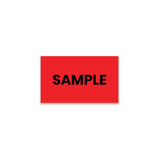 StickerJet Sample – OSHA Shipping Labels – 3"x5" Rectangle Labels – 500 Qty/Roll – Paper, Easy Peel And Stick, Strong Adhesive, Made In USA
