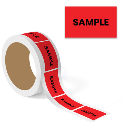 StickerJet Sample – OSHA Shipping Labels – 3"x5" Rectangle Labels – 500 Qty/Roll – Paper, Easy Peel And Stick, Strong Adhesive, Made In USA