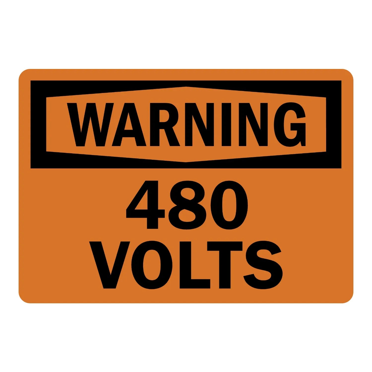 OSHA Warning: 480 Volts
