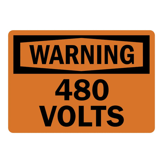 OSHA Warning: 480 Volts