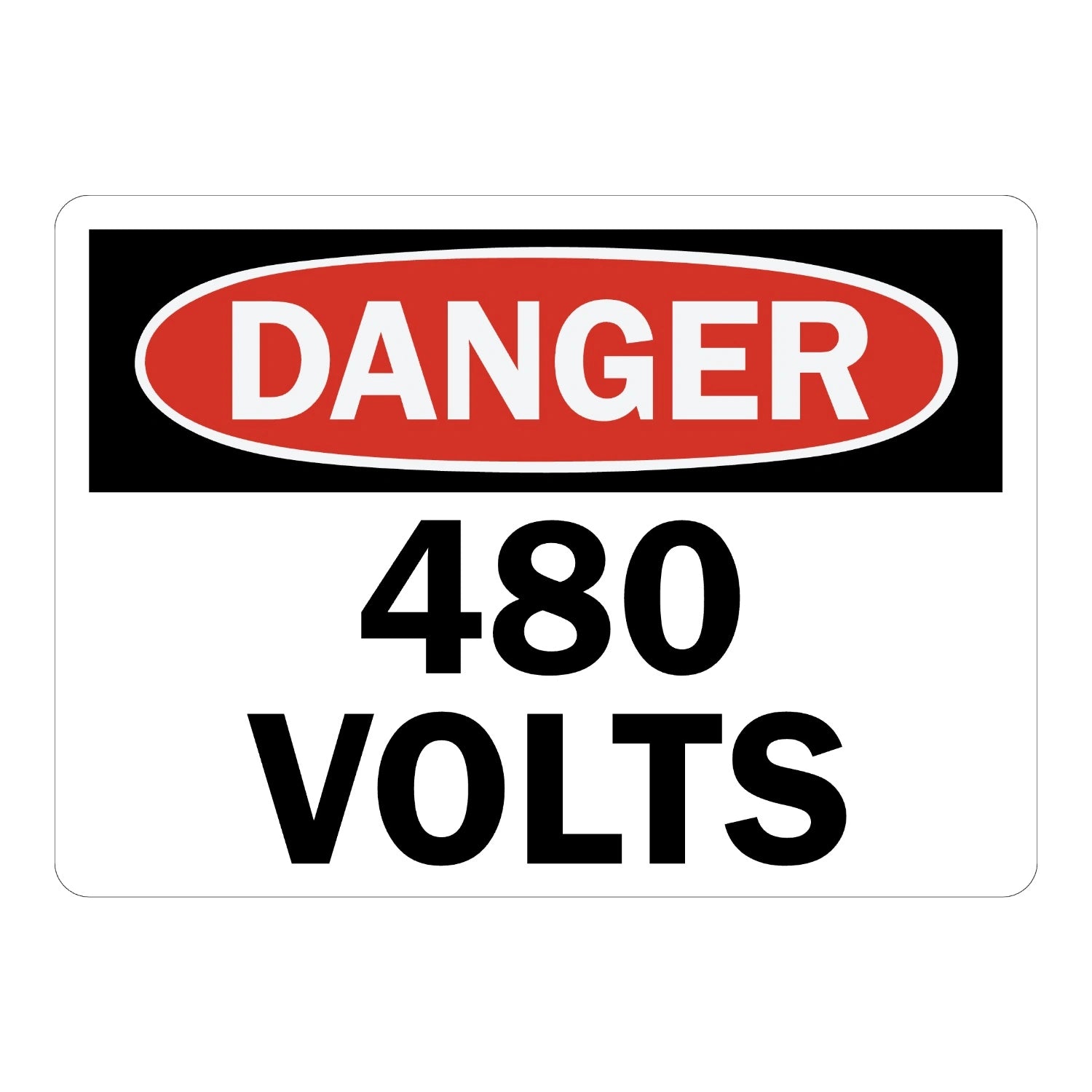 OSHA Danger: 480 Volts