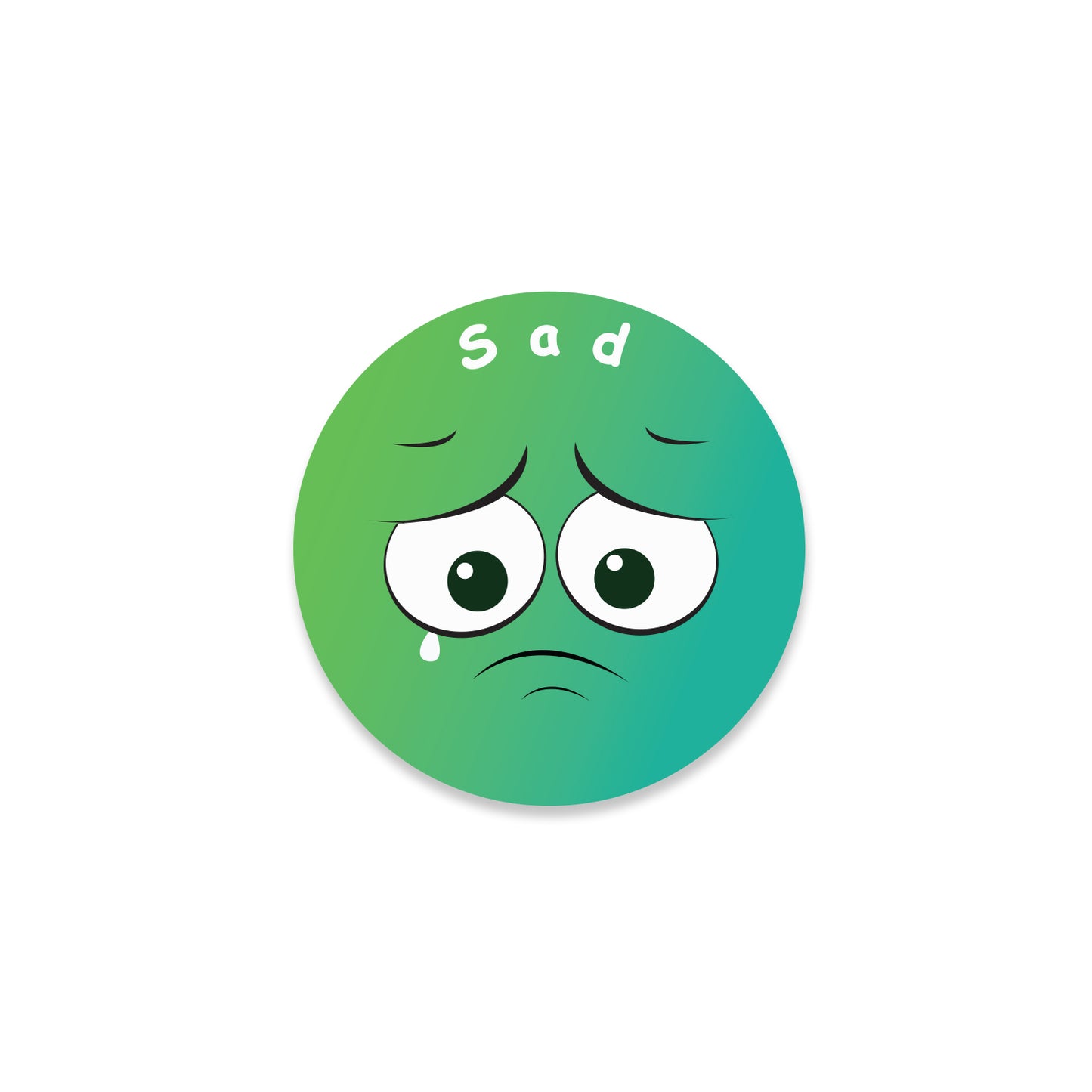 Multi Color Emotion Face - 500 Labels/Roll - 1"x1" / 2"x2" / 3"x3"