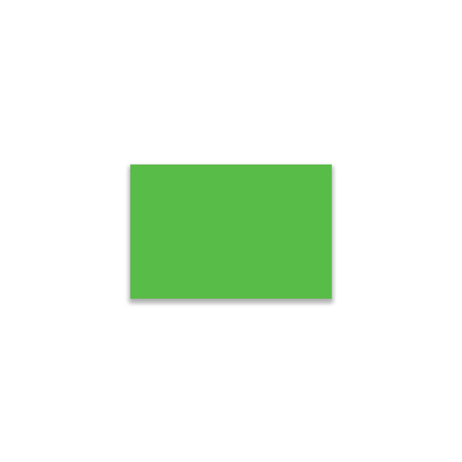 Fluorescent Green Color Code Rectangle Labels