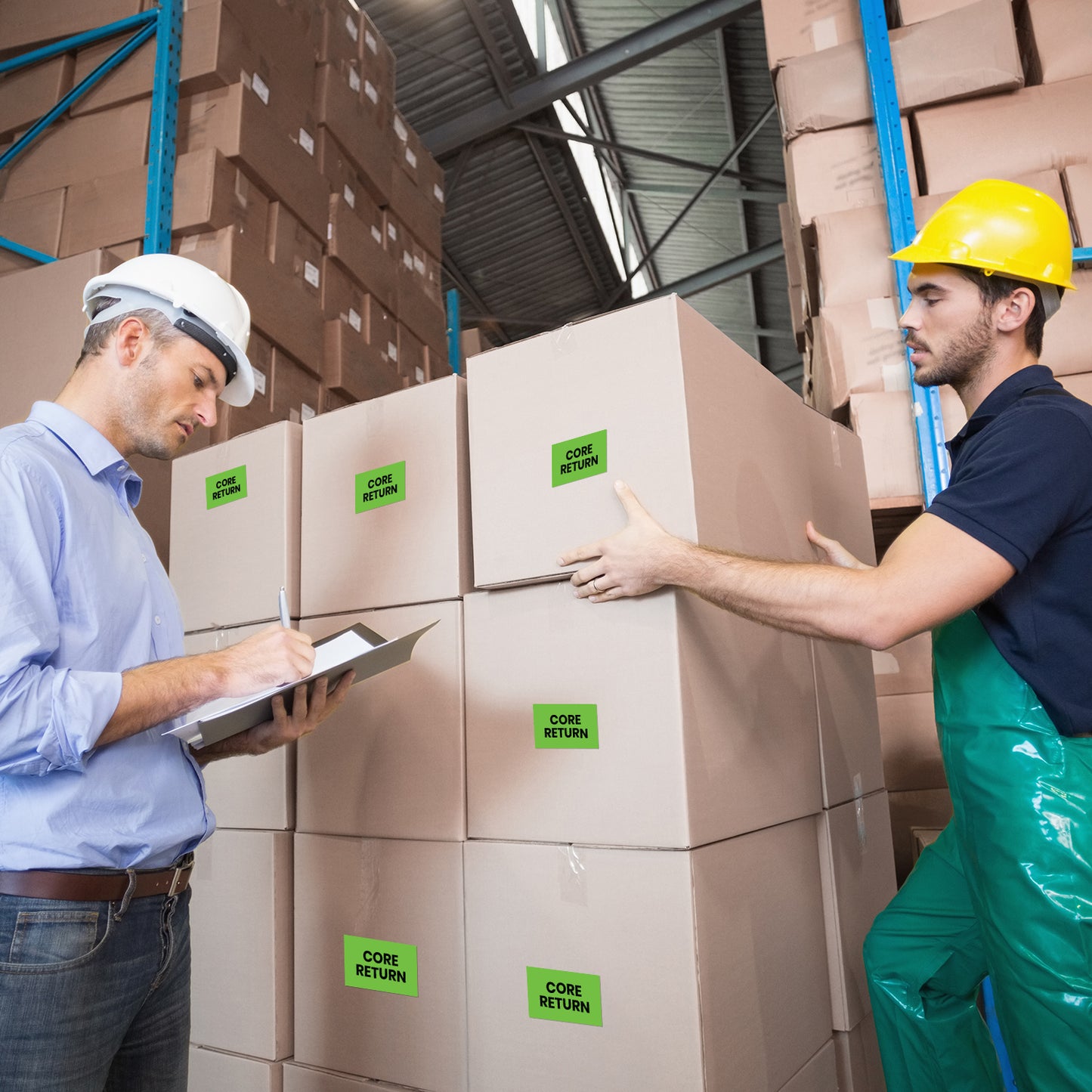 Core Return - Receiving Labels