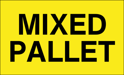 StickerJet Mixed Pallet - OSHA Mixed Labels - 3"x5" Rectangle Labels - 500 Qty/Roll - Paper, Easy Peel And Stick, Strong Adhesive, Made In USA