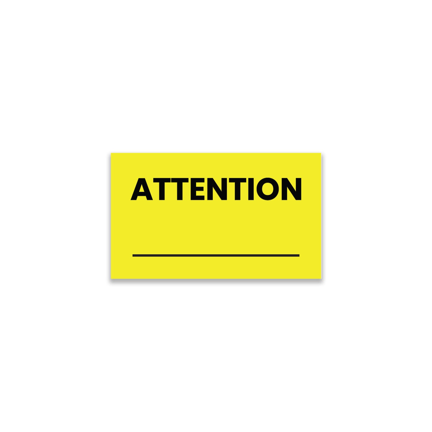 Attention Write-In (Rectangle) - Shipping Labels