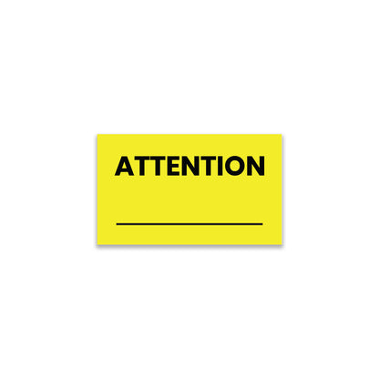 Attention Write-In (Rectangle) - Shipping Labels
