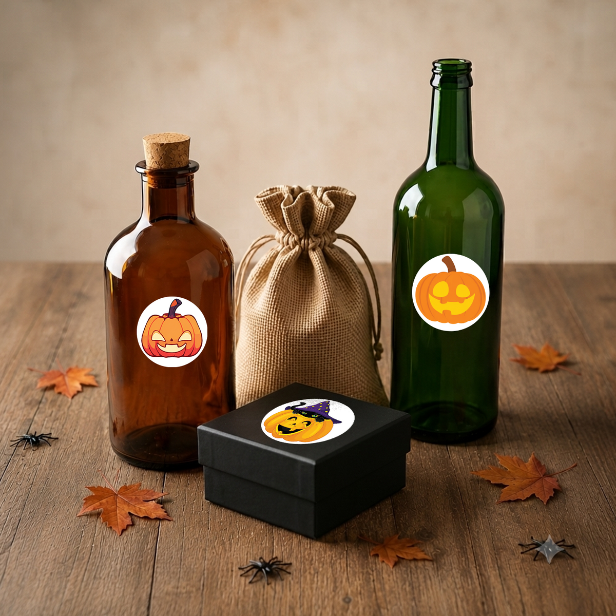 Classic Halloween Pumpkin Stickers