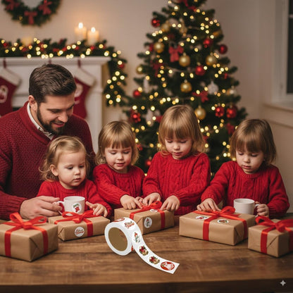 Christmas Sticker – Assorted Holiday Designs