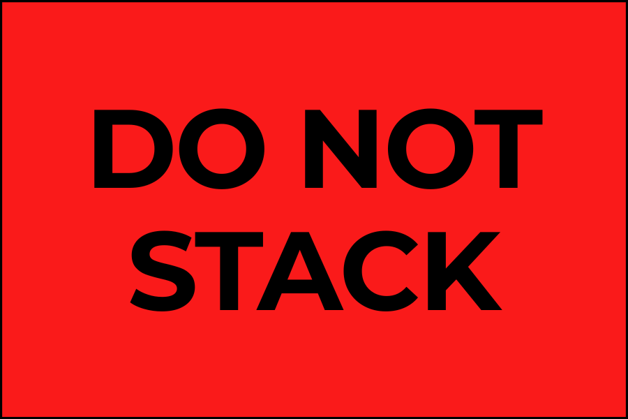 Do Not Stack - Do Not Labels Roll - 3"x5"