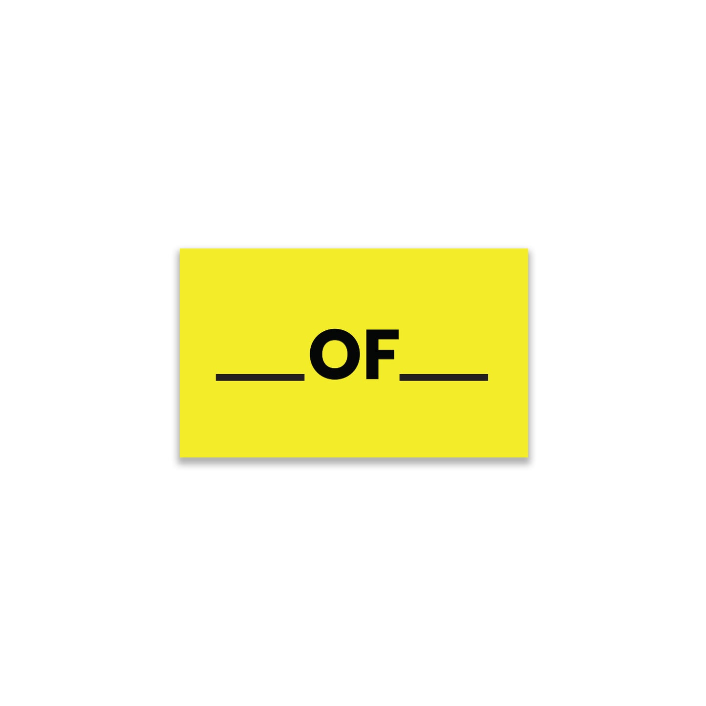 _ of _ - Shipping Labels