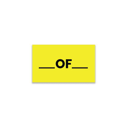 _ of _ - Shipping Labels