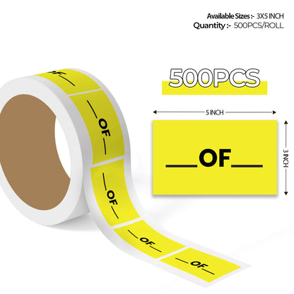 _ of _ - Shipping Labels