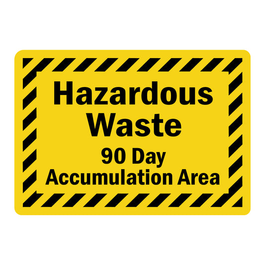 Hazardous Waste: 90 Day Accumulation Area