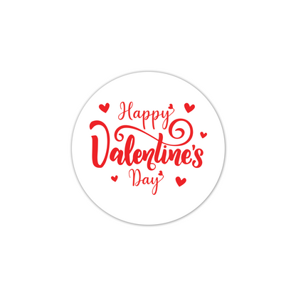 Valentine’s Day - 500 Labels/Roll - 2"x2" - Style 2