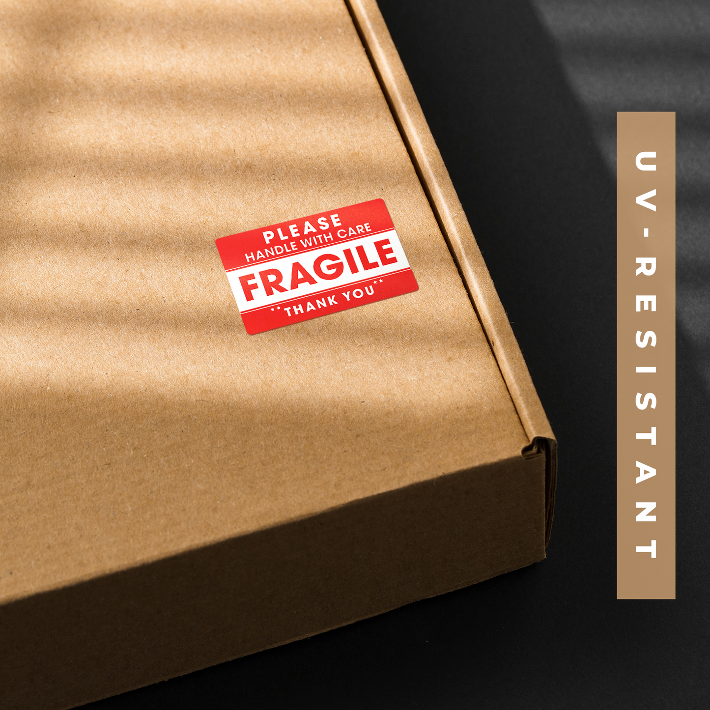 Fragile Handle With Care 2 - Roll / Sheet - 3"x2" / 3"x4" / 4"x6" / 5"x7"