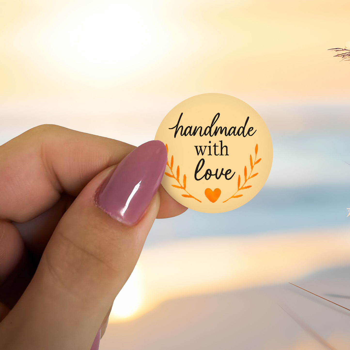 Handmade With Love - Roll / Sheet - 1"x1" / 2"x2" / 3"x3" / 4"x4"