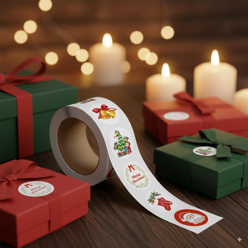 Christmas Sticker – Assorted Christmas Design