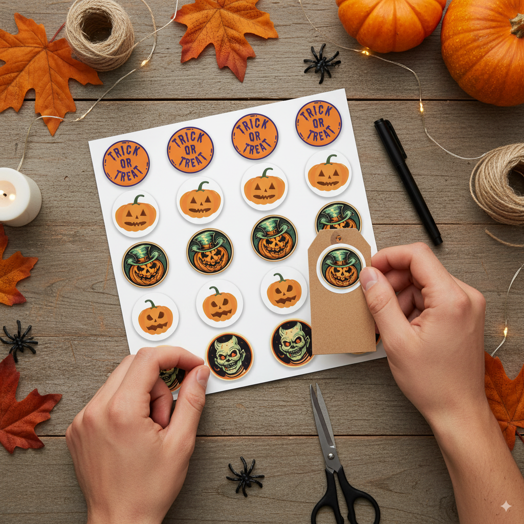 Halloween - Roll / Sheet - 2"x2"