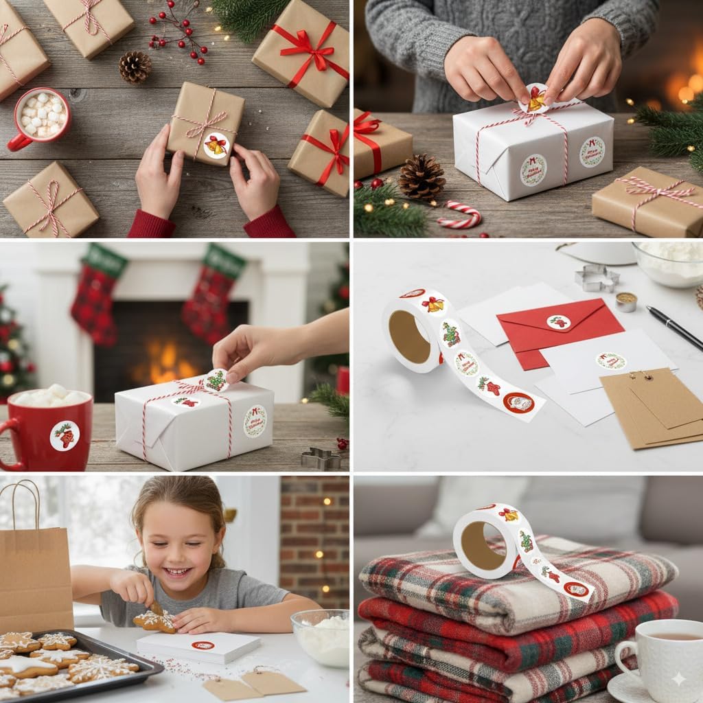 Christmas Sticker – Assorted Christmas Design