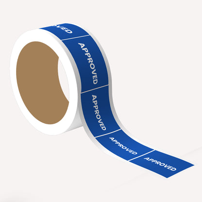 StickerJet Approved – OSHA Quality Control Roll Labels – 2x3" Rectangle Labels – 500 Qty/Roll – Paper, Easy Peel And Stick, Strong Adhesive, Made In USA